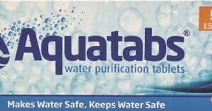 Waterzuiveringstabletten