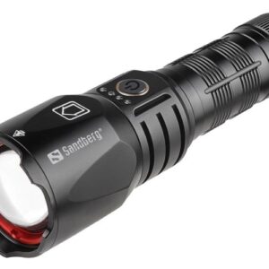 survival zaklamp - powerbank - zwart H2F